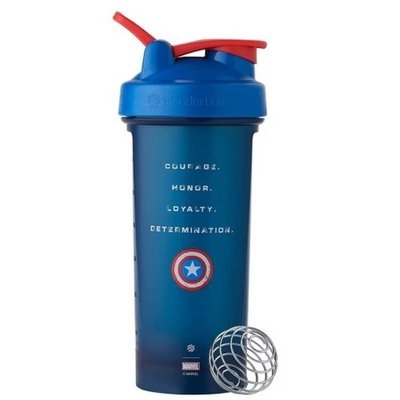Шейкер Blender Bottle Classic Loop Pro Marvel 820 мл Captain America 820611 фото