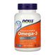 Now Foods Omega-3 Molecularly Distilled 1000 мг (180 мг EPA/120 мг DHA) 100 капсул 49502 фото 1