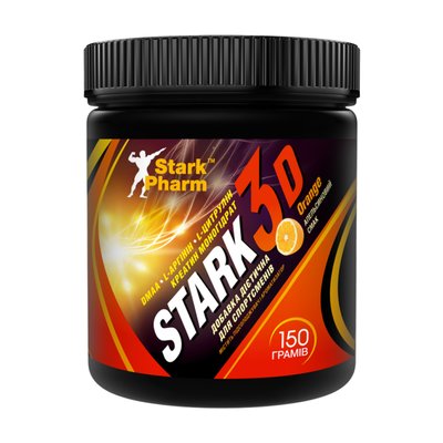 Передтренувальний комплекс Stark Pharm 3D (Strong mix DMAA/PUMP) 150 г Orange 100-10-7244295-20 фото