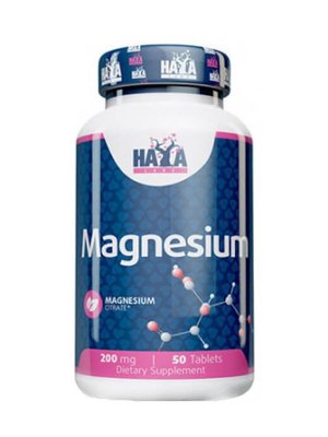 Магний Haya Labs Magnesium Citrate 200 мг 50 таблеток 820220 фото