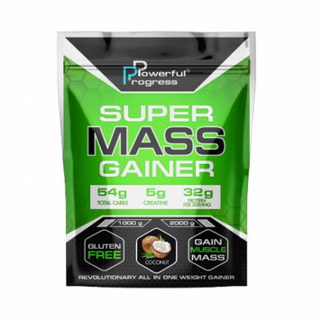 Гейнер Powerful Progress Super Mass Gainer 2000 г Coconut 100-41-8513737-20 фото