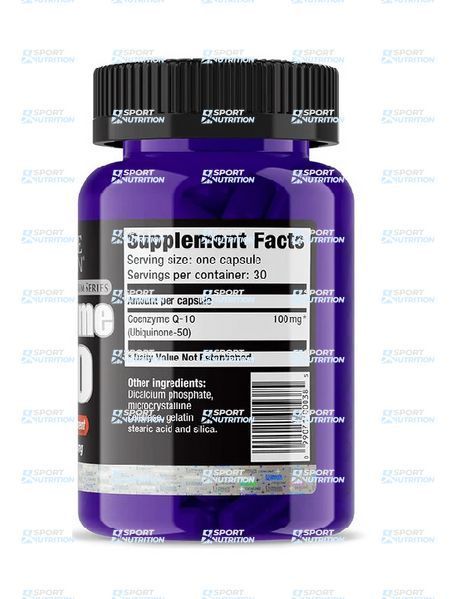 Ultimate Nutrition Coenzyme Q10 100 мг 30 капсул 811290 фото