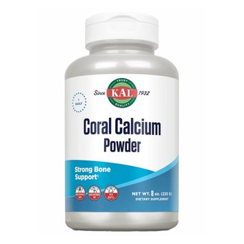 Коралловый кальций в порошке KAL Coral Calcium Powder 1000 мг 225 г 2022-10-1003 фото