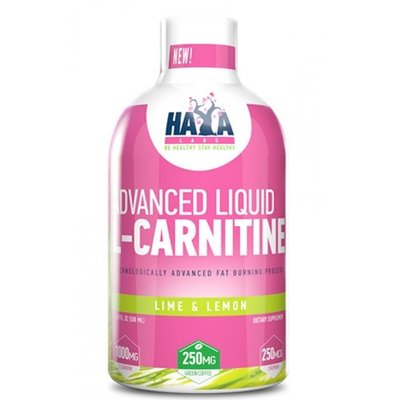 Жироспалювач Haya Labs Advanced Liquid L-Carnitine 500 мл Lime and Lemon 818731 фото
