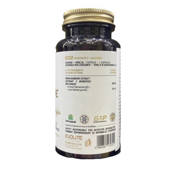 Berberine HCL 400 mg (60 veg caps) 22213-01 фото