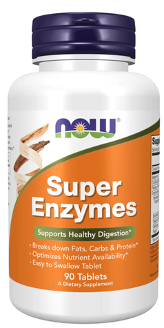 Now Foods Super Enzymes 90 таблеток 2022-10-0088 фото