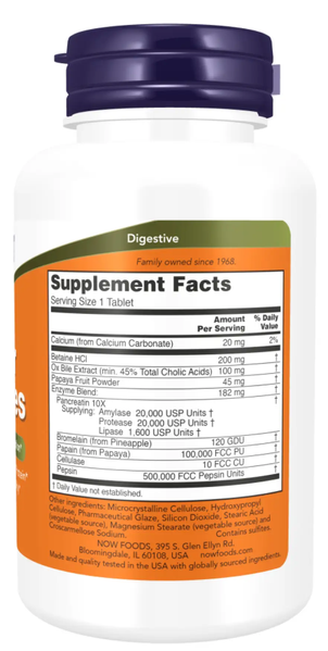 Now Foods Super Enzymes 90 таблеток 2022-10-0088 фото