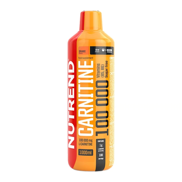 Жиросжигатель Nutrend Carnitine 100 000 1000 мл Orange 102951 фото