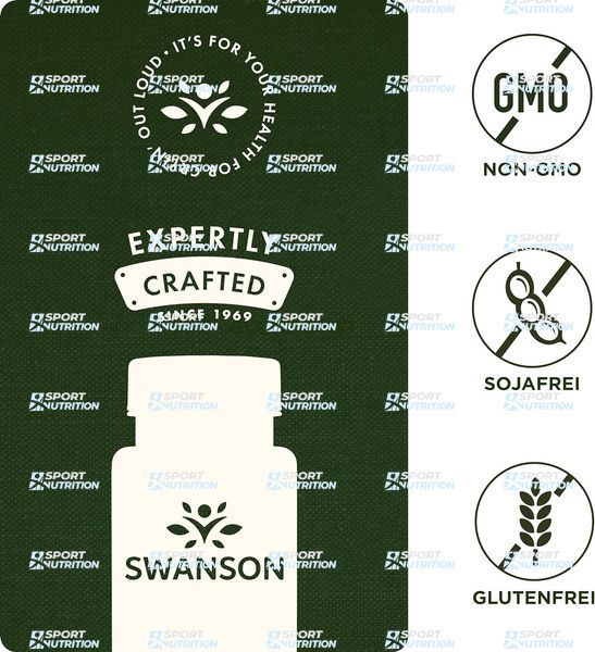 Каприловая кислота Swanson Caprylic Acid 600 мг 60 капсул 100-99-5764816-20 фото