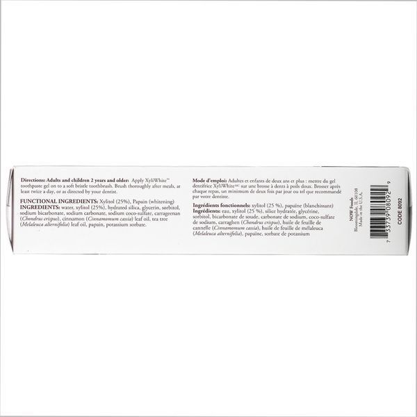 Зубная паста Now Foods Xyliwhite Cinnafresh Toothpaste 6.4 oz Cinnamon 100-46-2590140-20 фото