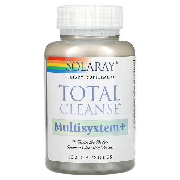 Повне очищення організму Solaray Total Cleanse Multisystem 120 капсул 2023-10-2401 фото