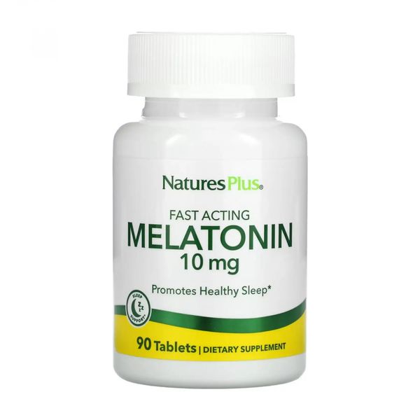 Мелатонин Nature's Plus Fast Acting Melatonin 10 мг 90 таблеток 2023-10-2377 фото