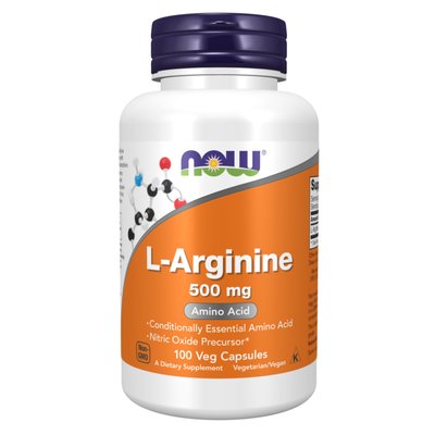 L-Arginine 500 мг 100 капсул 17320 фото
