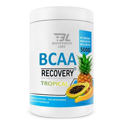 Bodyperson Labs BCAA Recovery 500 г Tropical 100-46-5574116-20 фото