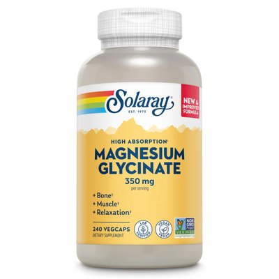 Solaray Magnesium Glycinate 350 мг 240 капсул 2022-10-2451 фото