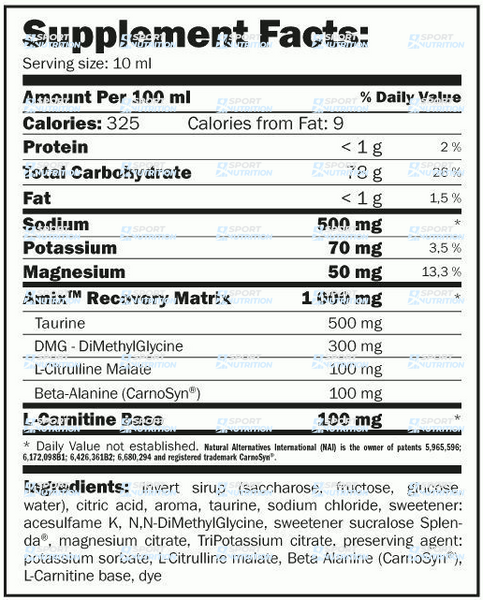 Изотоник Amix ChampION Sports Fuel 1000 мл Orange 817908 фото