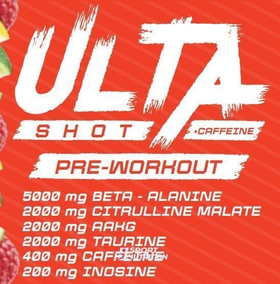 Передтренувальний комплекс Sporter Ulta Pre Workout 100 мл Raspberry-lemon-lime 821495 фото