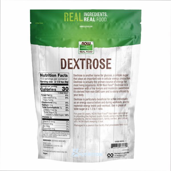 Now Foods Dextrose 907 г 2022-10-2315 фото