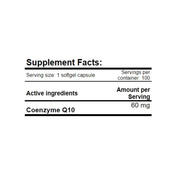 Amix Coenzyme Q10 60 мг 50 капсул 820348 фото