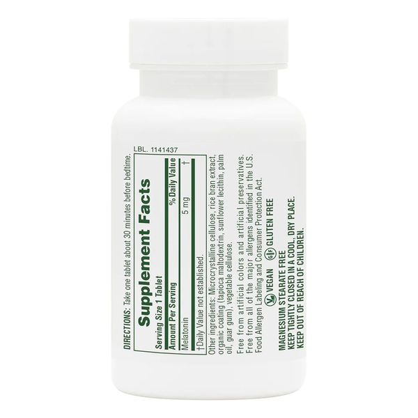 Мелатонін Nature's Plus Fast Acting Melatonin 5 мг 90 таблеток 2023-10-3241 фото