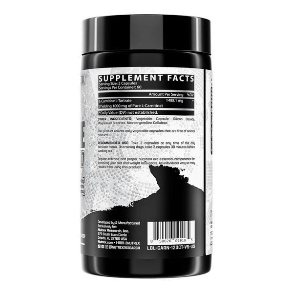 Nutrex Research Lipo 6 L-Carnitine 120 капсул 100-60-6449309-20 фото