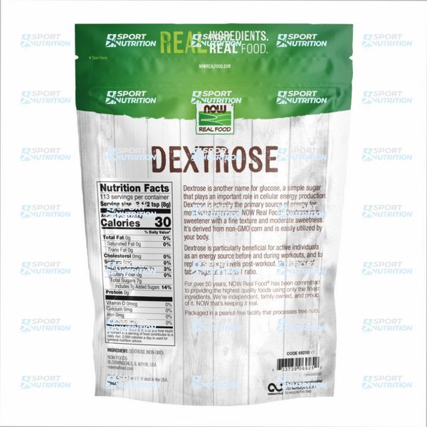 Now Foods Dextrose 907 г 2022-10-2315 фото