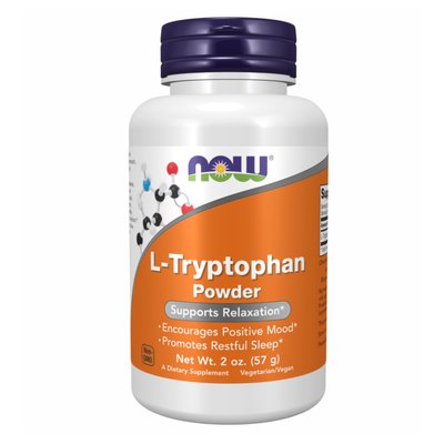 NOW Foods L-Tryptophan Powder 57 г 2022-10-0775 фото