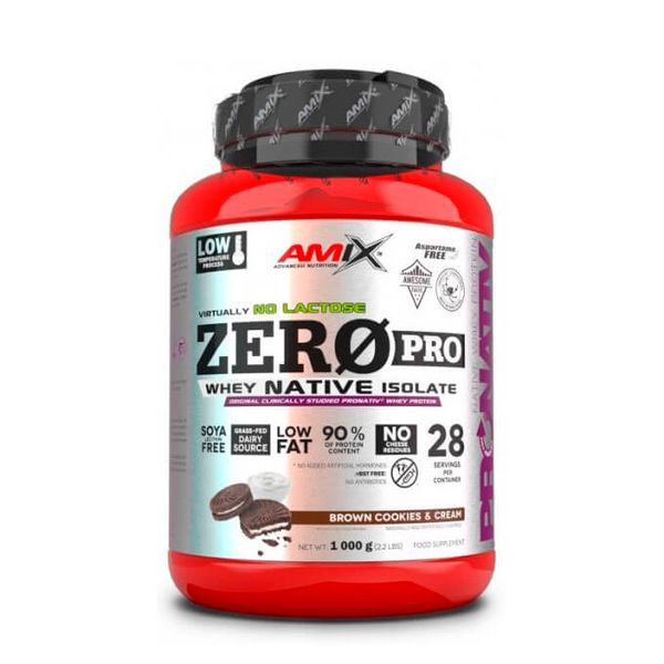 Протеин Amix ZeroPro Protein 1000 г Печенье со сливками 818064 фото