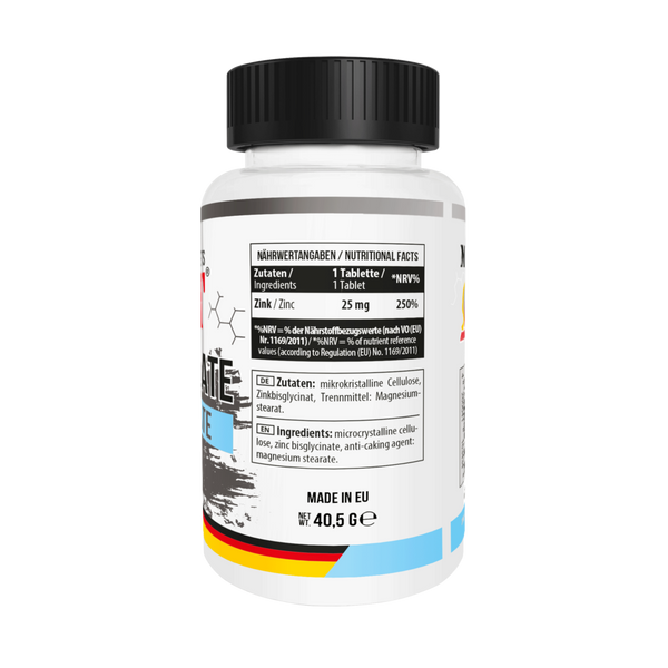 Цинк хелат бісгліцинат MST Zinc Chelate Bisglycinate 90 таблеток 059819 фото