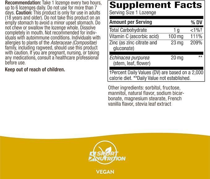 Nature's Way Zinc Lozenges 60 льодяників 2023-10-2778 фото