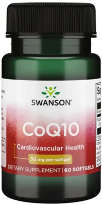Swanson CoQ10 30 мг 60 капсул 100-15-3044123-20 фото