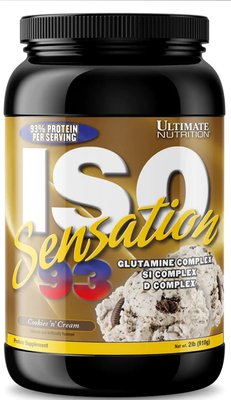 Протеин Ultimate Nutrition ISO Sensation 910 г Cookies Cream 2022-10-0839 фото