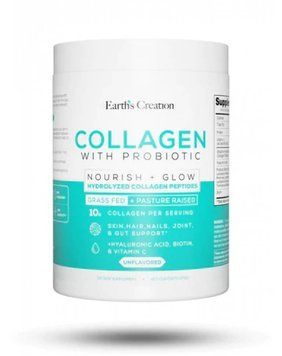 Колаген пептидний + пробіотики Earth's Creation Collagen Peptides + Probiotics 275 г 820555 фото