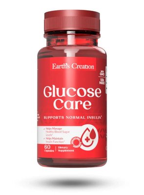 Препарат для зниження рівня глкюкози в крові Earth's Creation Glucose Care with Nopal Extract 60 капсул 818248 фото