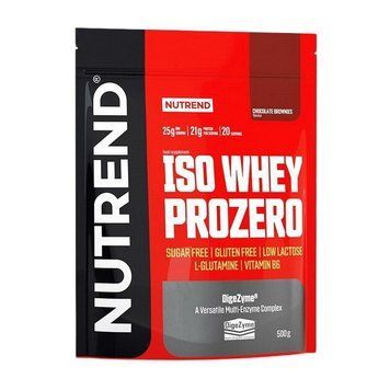 Протеин Nutrend Iso Whey ProZero 500 г Chocolate Brownies 821171 фото