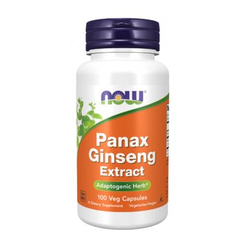 Now Foods Panax Ginseng Extract 500 мг 250 капсул 821676 фото