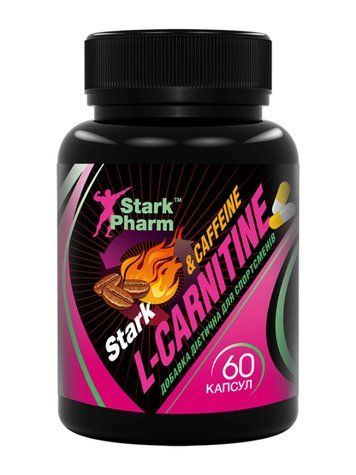 Stark Pharm Stark L-Carnitine & Caffeine Complex 60 капсул 2023-10-3099 фото