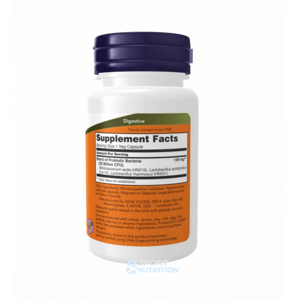 Пробіотики для жінок Now Foods Women's Probiotic 20 млрд КУО 50 капсул 2022-10-0690 фото