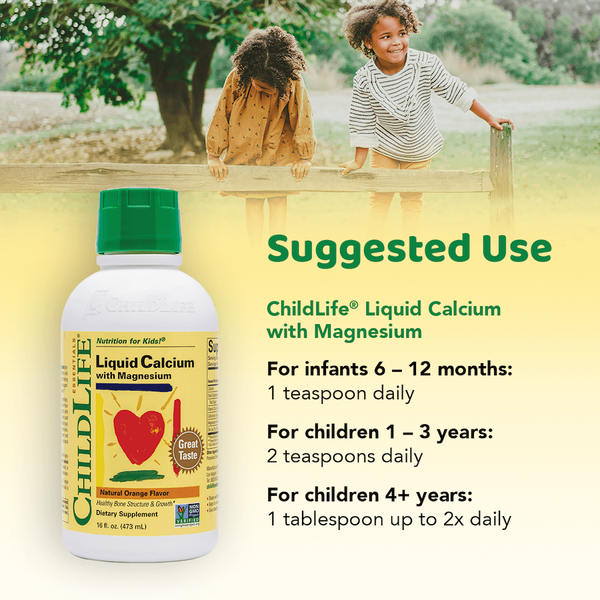 Рідкий кальцій із магнієм ChildLife Liquid Calcium with Magnesium 473 мл Orange 2023-10-3466 фото