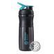 Шейкер Blender Bottle SportMixer з кулькою 820 мл Black/Teal 107722 фото