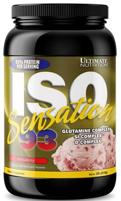 Протеїн Ultimate Nutrition ISO Sensation 910 г Strawberry 2022-10-0841 фото