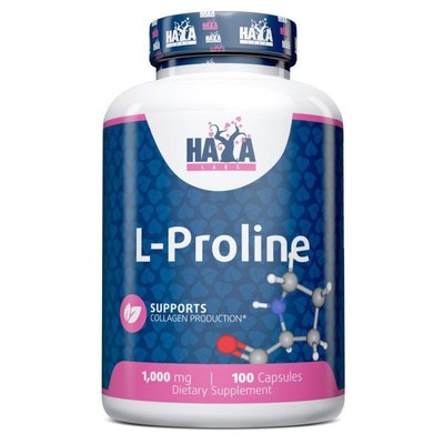 L-пролин Haya Labs L-Proline 1000 мг 100 капсул 820429 фото