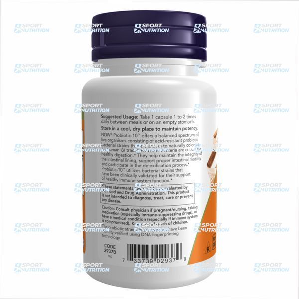 Пробиотический комплекс Now Foods Probiotic-10 25 Billion 50 капсул 2022-10-2318 фото