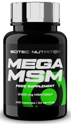 Scitec Nutrition Mega MSM 100 капсул 728633104352 фото