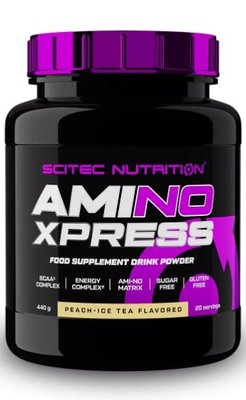 Аминокислотный комплекс Scitec Nutrition Ami-NO Xpress 440 г Персиковый холодный чай 5999100001251 фото