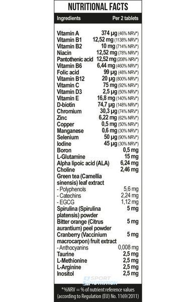 Вітаміни та мінерали для чоловіків MST Nutrition Healthy Men's Health Vitamins 120 таблеток 0165 фото