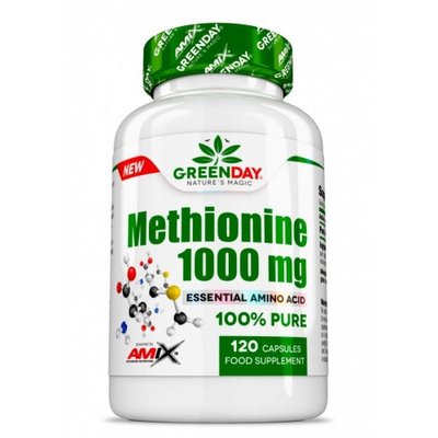 L-метіонін Amix GreenDay L-Methionine 1000 мг 120 капсул 819336 фото