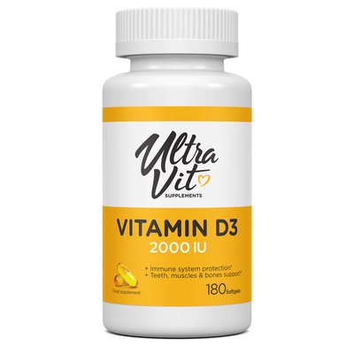 VPLab Vitamin D3 2000 IU 180 капсул 2022-10-0309 фото