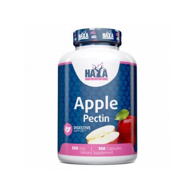 Яблочный пектин Haya Labs Apple Pectin 500 мг 100 капсул 818737 фото