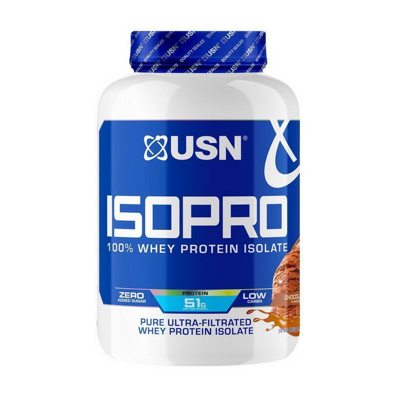 Pro Isolate Протеїн USN IsoPro 100% Whey Protein Isolate 1.8 кг Сhocolate 🌿 ...